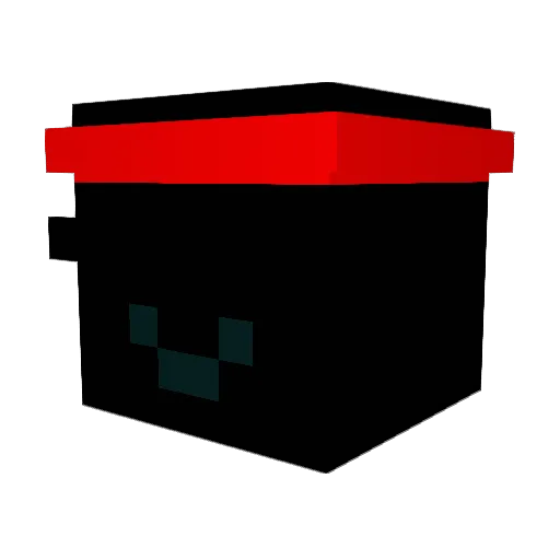 NinjaMooMoo Minecraft avatar head, 3D render