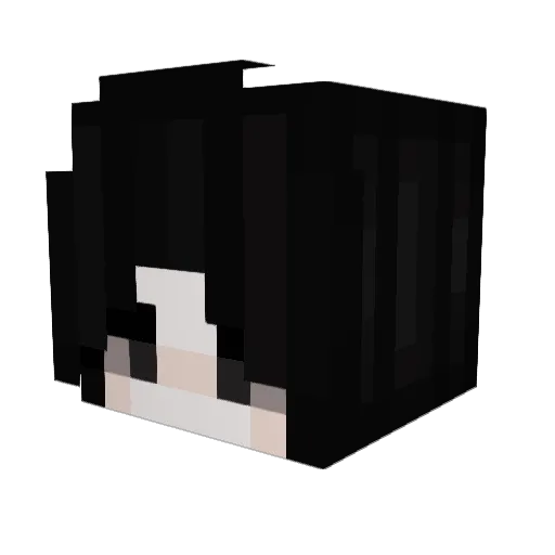 NinjaMuteki Minecraft avatar head, 3D render