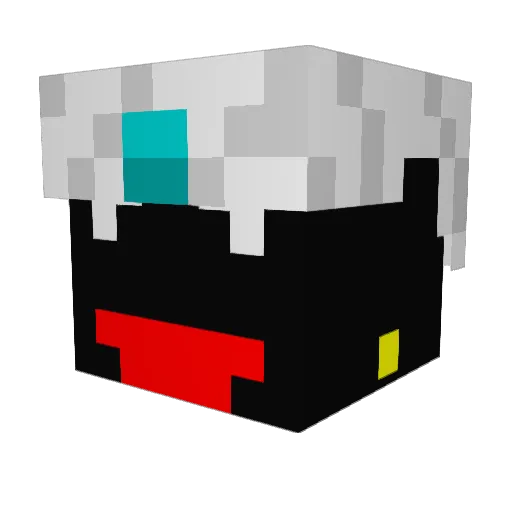 NinjaNeutron Minecraft avatar head, 3D render