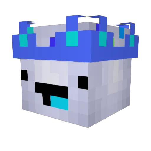 NinjaNug09 Minecraft avatar head, 3D render