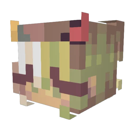 NinjaSpArtAn125 Minecraft avatar head, 3D render