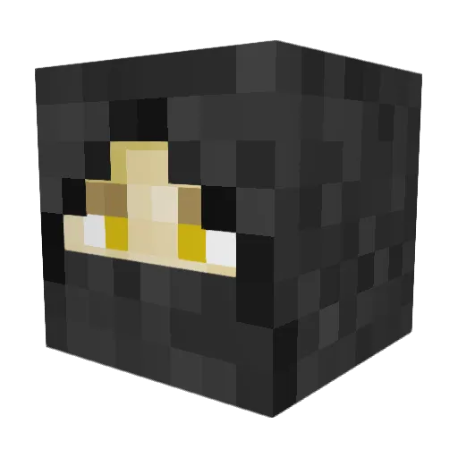 NinjaSprouter Minecraft avatar head, 3D render
