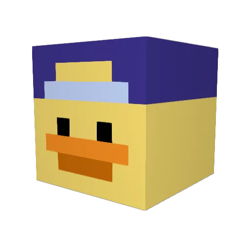 NinjaSpy14 Minecraft avatar head, 3D render