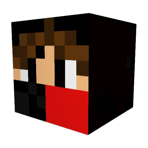NinjaSteven1 Minecraft avatar head, 3D render