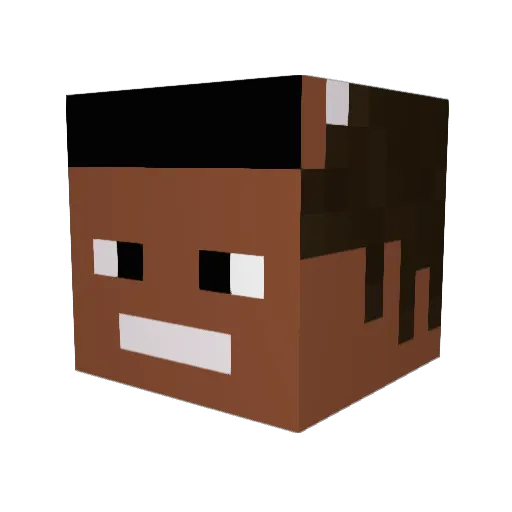 NinjaThomas25 Minecraft avatar head, 3D render