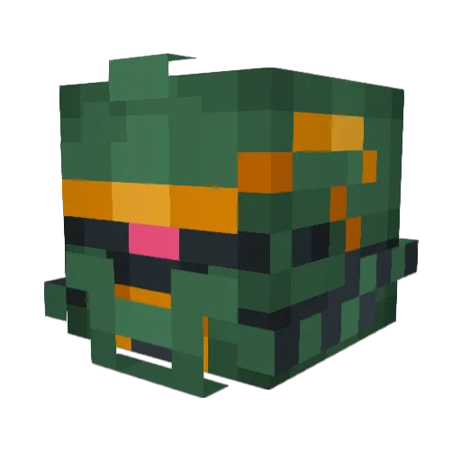NinjaTiller Minecraft avatar head, 3D render