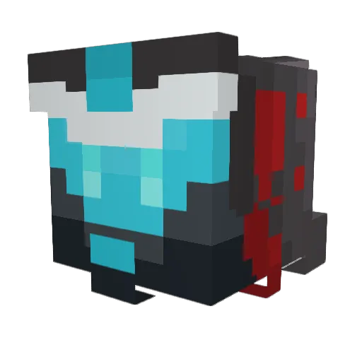 NinjaVass Minecraft avatar head, 3D render