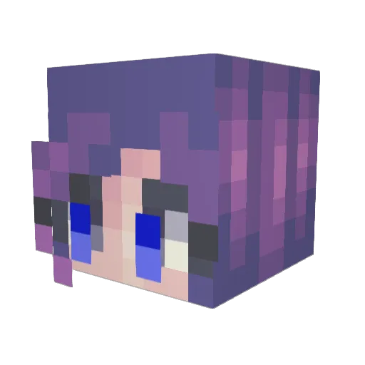 NinjaWarrior71 Minecraft avatar head, 3D render