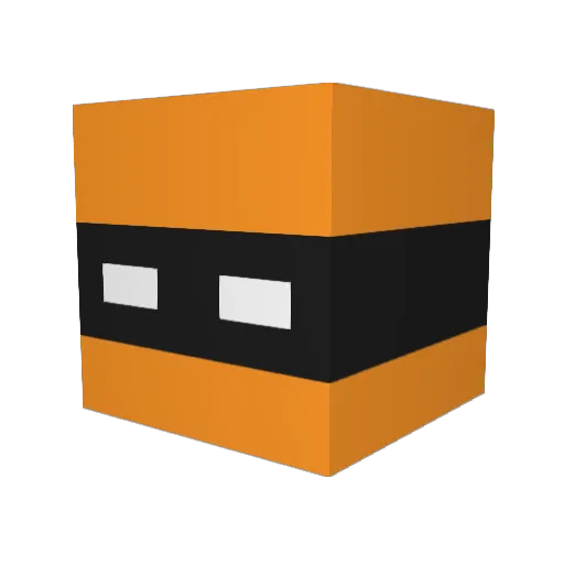 Ninja_Blakrom Minecraft avatar head, 3D render