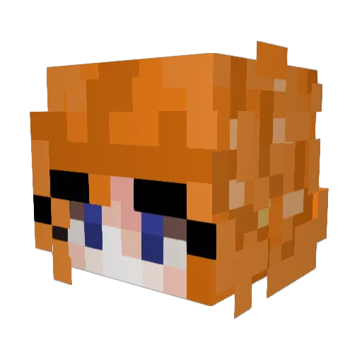 Ninja_Keks_2010 Minecraft avatar head, 3D render