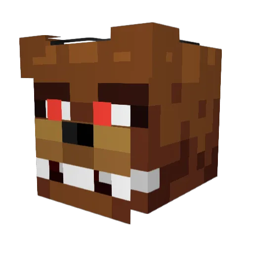 Ninja_Theif01 Minecraft avatar head, 3D render