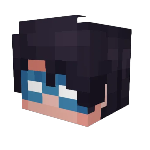 Ninjacat031 Minecraft avatar head, 3D render