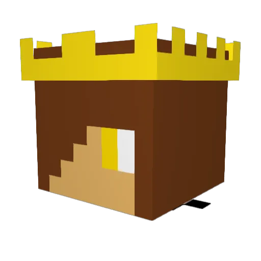 Ninjafrostbite Minecraft avatar head, 3D render