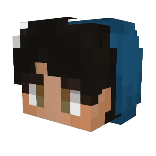 NinjagoKristian Minecraft avatar head, 3D render