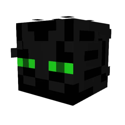 Ninjagurkling Minecraft avatar head, 3D render
