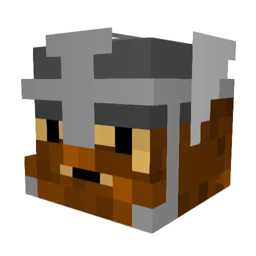 NinjahTurdle7 Minecraft avatar head, 3D render