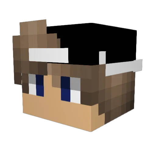Ninjakacper1 Minecraft avatar head, 3D render
