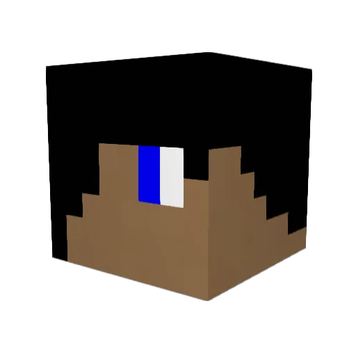 Ninjamonkey657 Minecraft avatar head, 3D render