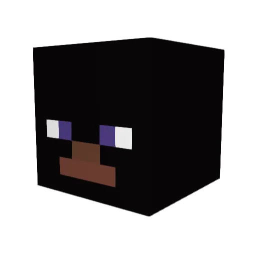 Ninjao42 Minecraft avatar head, 3D render