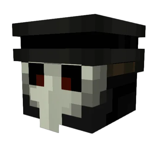 Ninjap27 Minecraft avatar head, 3D render