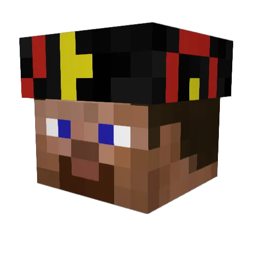 Ninjapizza11 Minecraft avatar head, 3D render