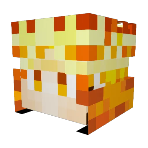 Ninjapro123 Minecraft avatar head, 3D render