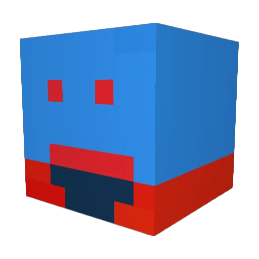 Ninjasebz88 Minecraft avatar head, 3D render