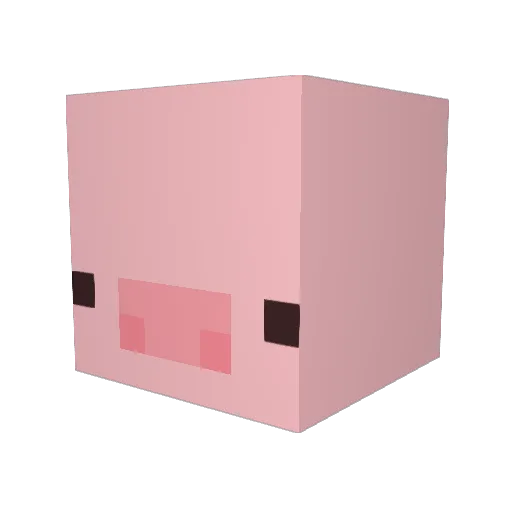 Ninjava66 Minecraft avatar head, 3D render