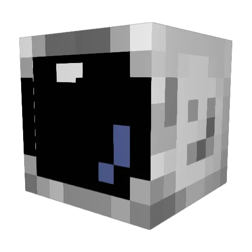 Ninju0 Minecraft avatar head, 3D render