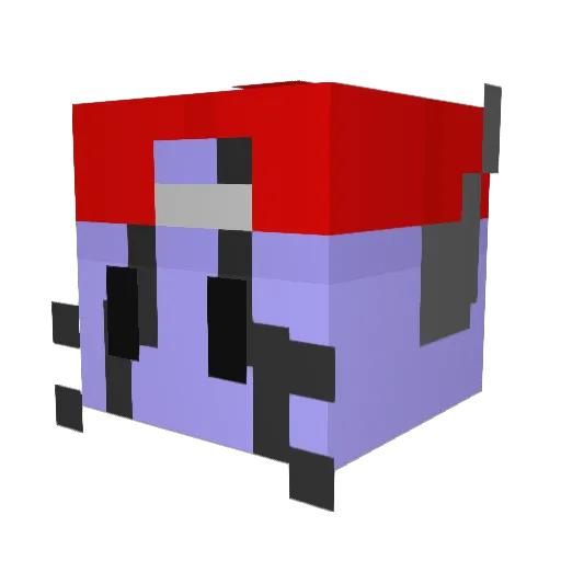 Ninlando5663 Minecraft avatar head, 3D render