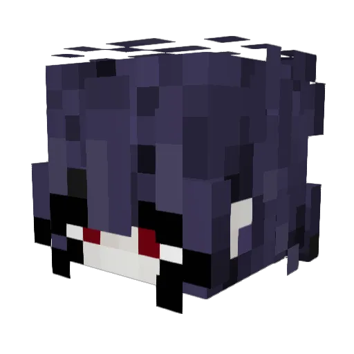 Ninnapower Minecraft avatar head, 3D render