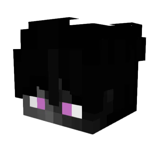 Nino2007 Minecraft avatar head, 3D render