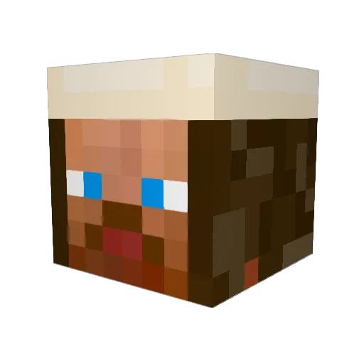 Nino_Bo Minecraft avatar head, 3D render