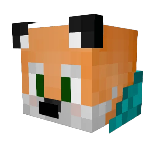 Ninodu80 Minecraft avatar head, 3D render