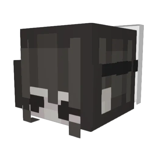 Ninslayer Minecraft avatar head, 3D render