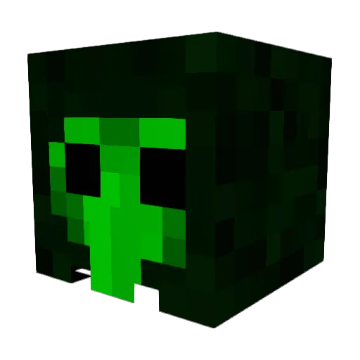 NintendoHeart Minecraft avatar head, 3D render