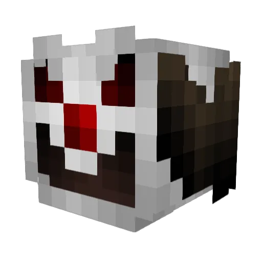 NinthBlock Minecraft avatar head, 3D render