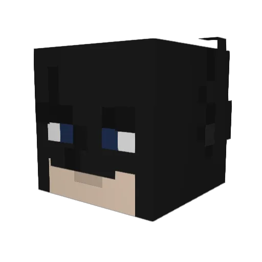 Nio22 Minecraft avatar head, 3D render