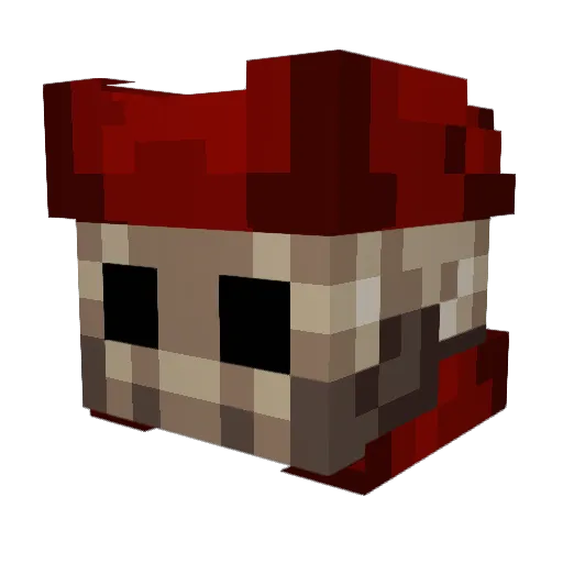 NioBosch Minecraft avatar head, 3D render