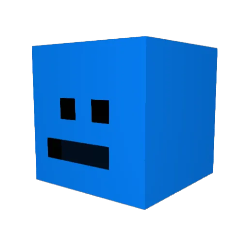 NioFly Minecraft avatar head, 3D render