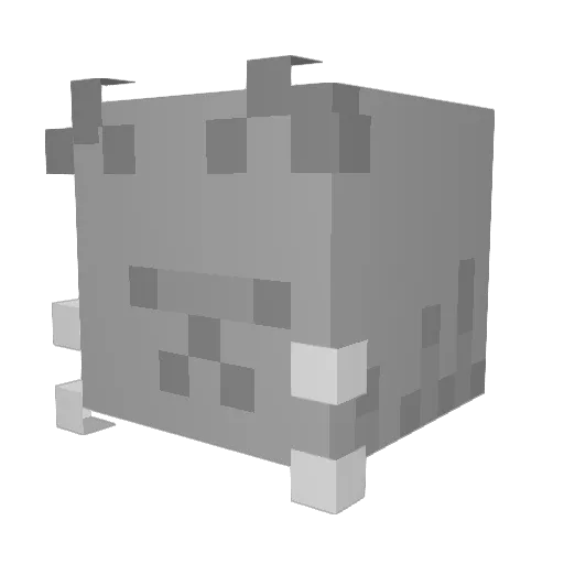 NioHits Minecraft avatar head, 3D render