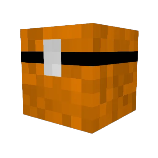 Niocos Minecraft avatar head, 3D render