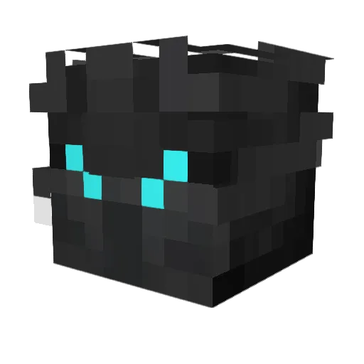 Nioh_ Minecraft avatar head, 3D render