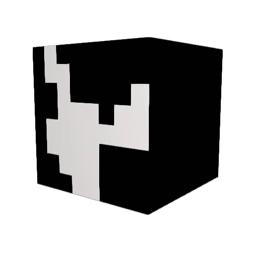 Niotech_ Minecraft avatar head, 3D render