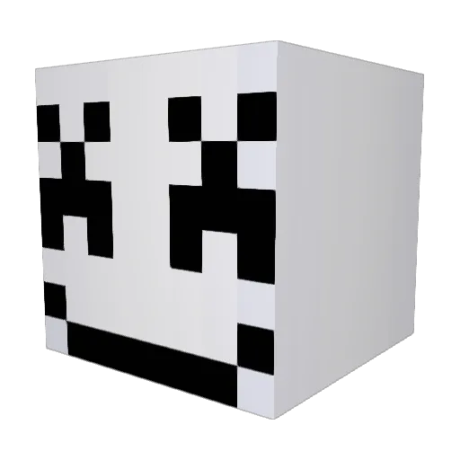Nippe420 Minecraft avatar head, 3D render