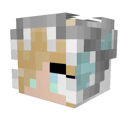 NippleCruncher Minecraft avatar head, 3D render