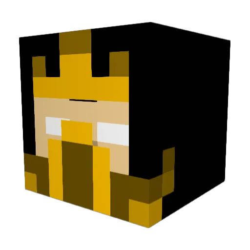 NippleRipper Minecraft avatar head, 3D render