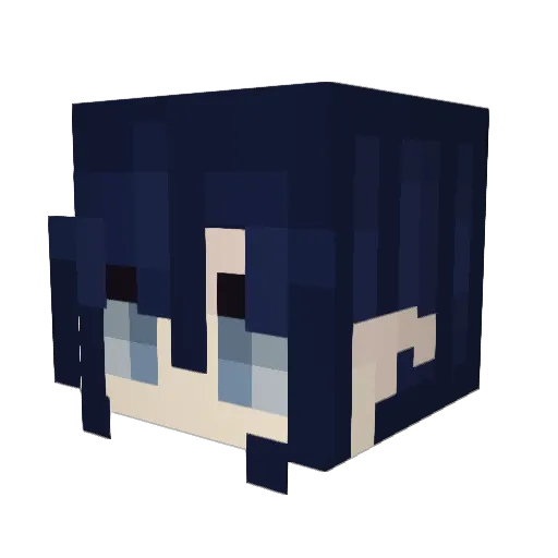 Nippy___ Minecraft avatar head, 3D render