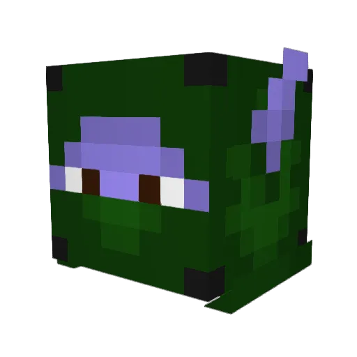 Nipz Minecraft avatar head, 3D render