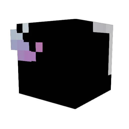 Niqhtbulb Minecraft avatar head, 3D render